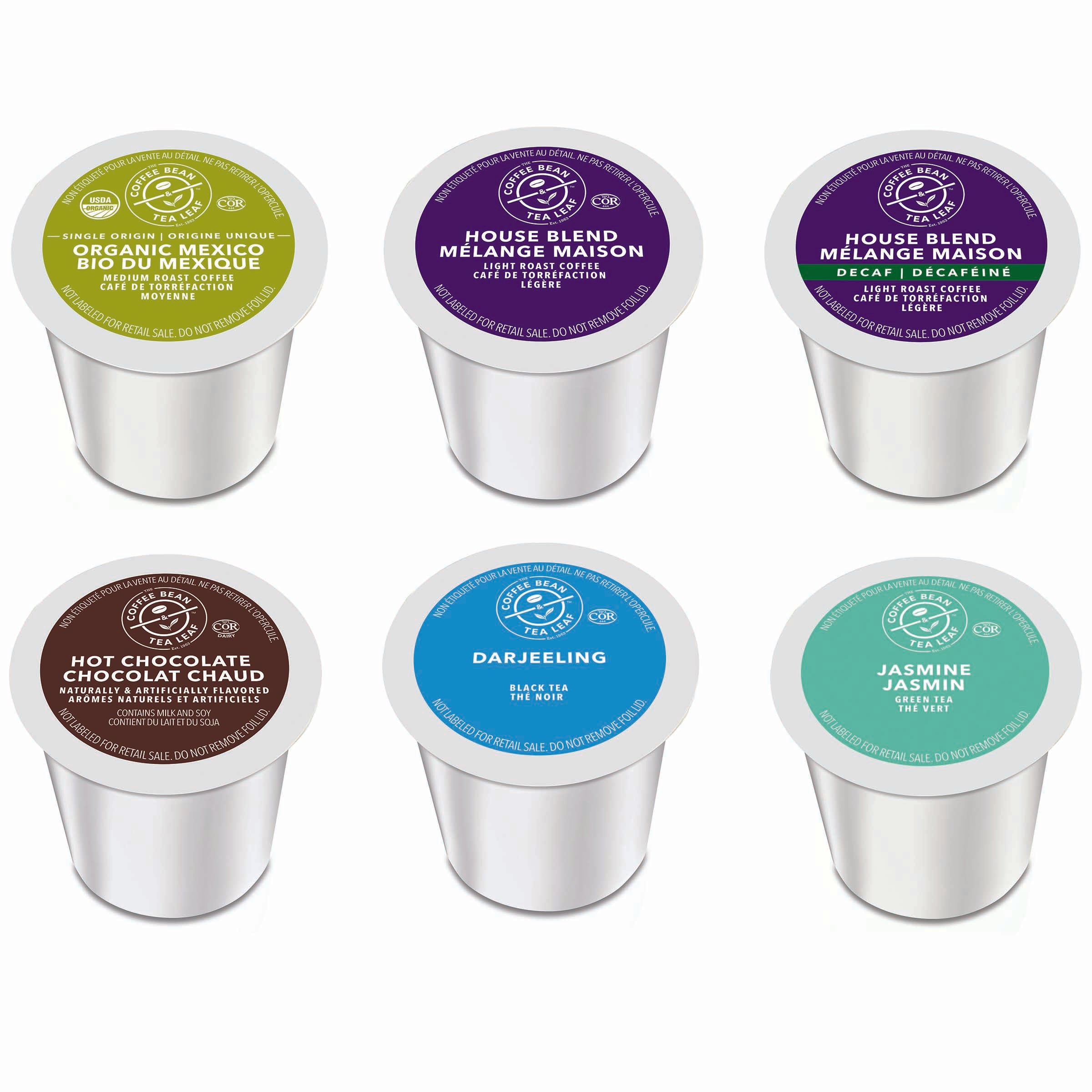 the coffee bean and tea leaf single cup coffee pod